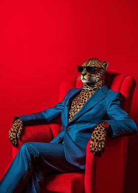 Cool Cheetah with Sunglass