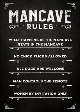 Mancave Rules