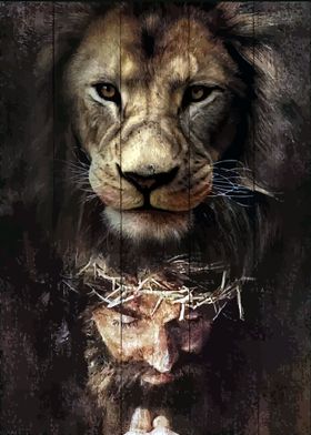 Jesus and Lion