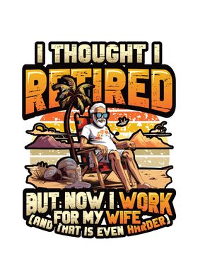 Retired On Monday Funny Retirement Retire Burn Art Print