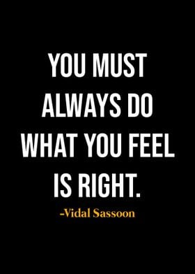 Vidal Sassoon Quotes 