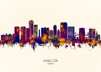 Hamilton Canada Skyline