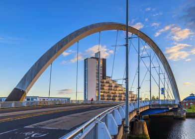 Clyde Arc Bridge Glasgow