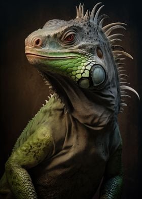 Iguana Portrait