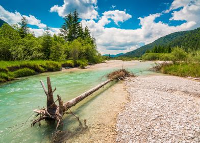 Wild River Isar in Bavaria