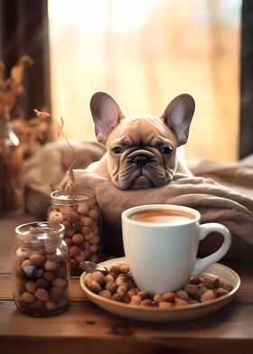 French Bulldog Coffee Pup