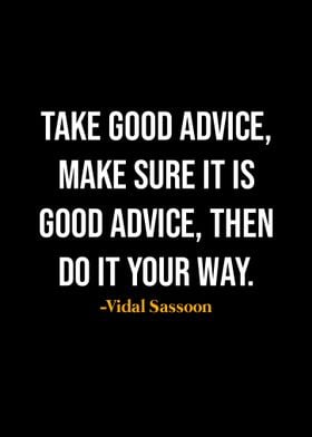 Vidal Sassoon Quotes 