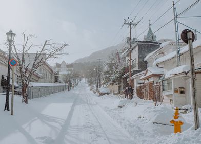 Winter in Hakodate Japan