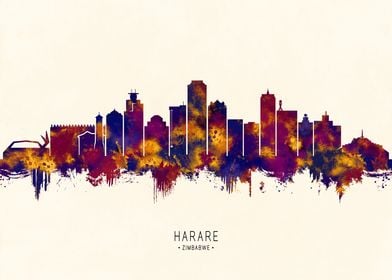 Harare Zimbabwe Skyline