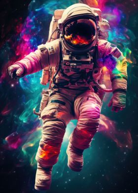 Colorful Astronaut