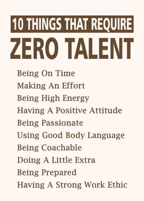 Require Zero Talent