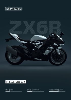 Kawasaki Ninja ZX6R Bike