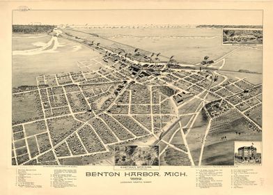 Benton Harbor MI 1889