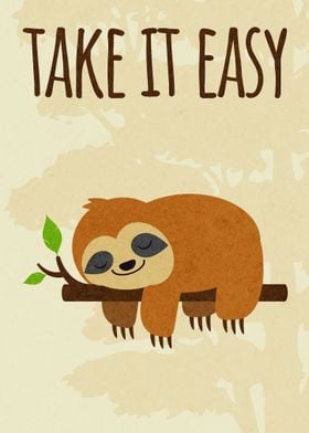 Sloth Take It Easy