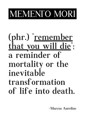 Memento Mori Definition