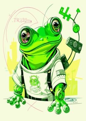 Frog Astronaut