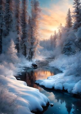 winter snow landscape