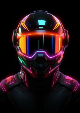 Neon Helmet