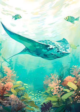 Manta Ray Ocean