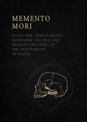 Stoic Idea Memento Mori