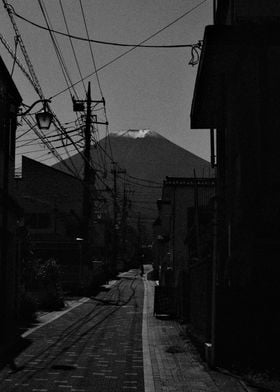 Mount Fuji from a Townview