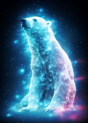 Neon Polar Bear Nebulae