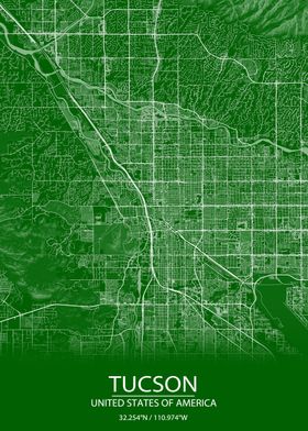 Tucson Arizona Green Map