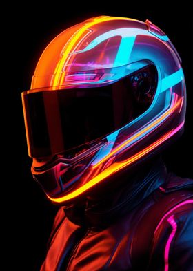 Neon Helmet 