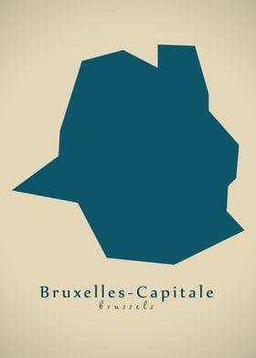 Brussels Belgium map