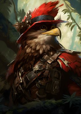 Eagle medieval warrior