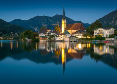 Evening at Lake Tegernsee