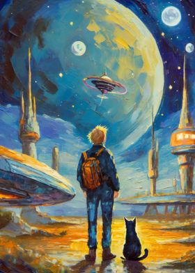 SPace Adventure with a Cat