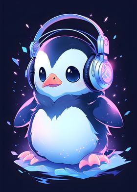 Cold Penguin Headphones