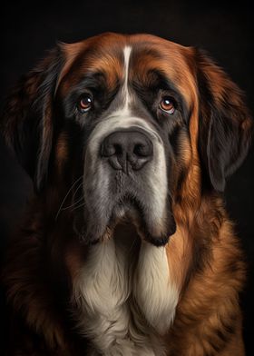 Saint Bernard Portrait