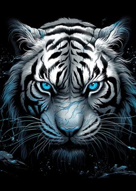 Blue Eyes Tiger