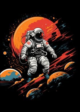 Astronaut in space