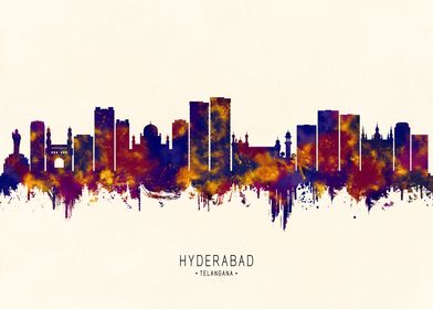 Hyderabad India Skyline