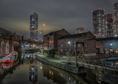 Nightscape of Manchester