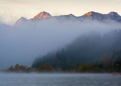 Autumnal Mountain Glow