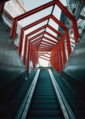 Abstract Escalator