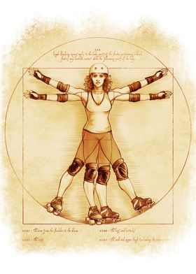 Vitruvian Derby Girl