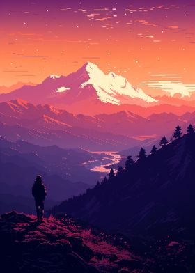 Nature Aesthetic Pixel Art