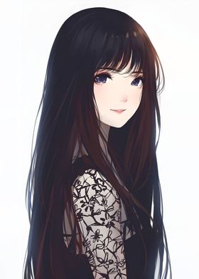 Beautiful girl anime 