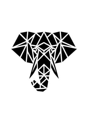 Elephant Geometric Style