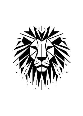 Lion Geometric Style