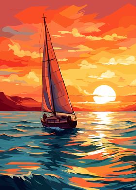 Sailboat Sunset