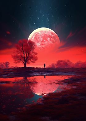 Red Palette Moonlight