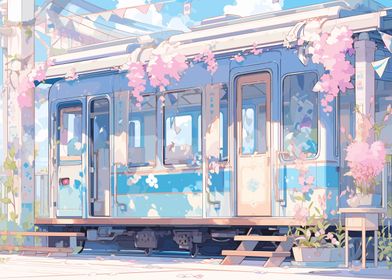 Abandoned Anime Train