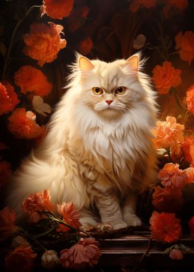 Persian cat portrait