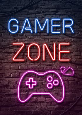 Gamer Zone Neon